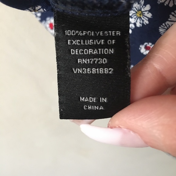 Jason Wu Navy Blue Blouse- XL - Picture 4 of 5